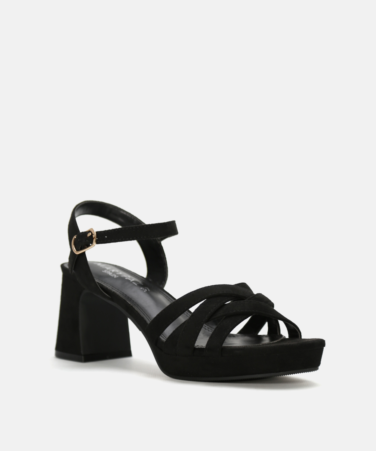 Sandalia plataforma multitiras